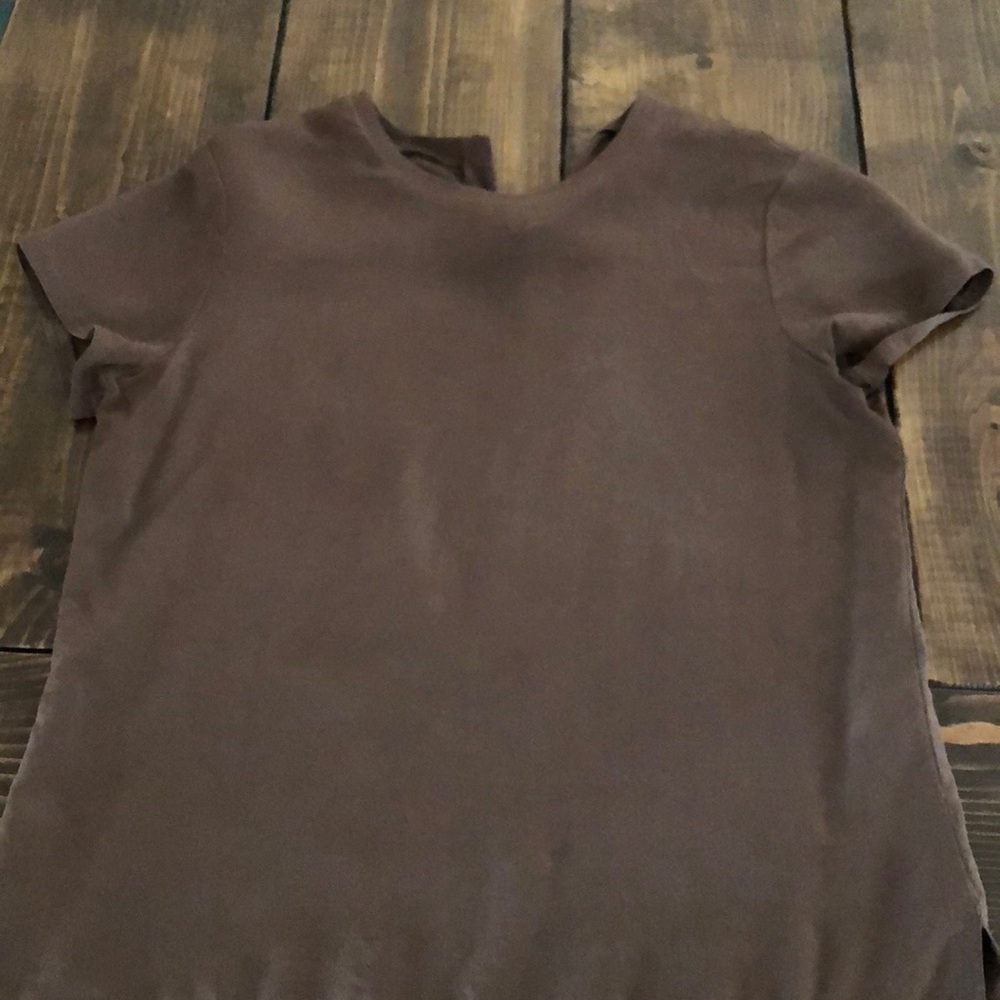 Silky brown shirt
